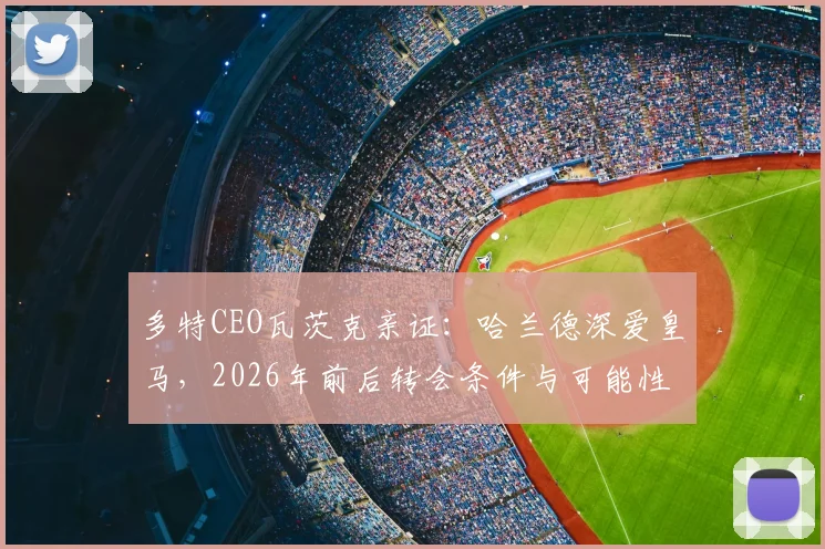 多特CEO瓦茨克亲证：哈兰德深爱皇马，2026年前后转会条件与可能性全解析